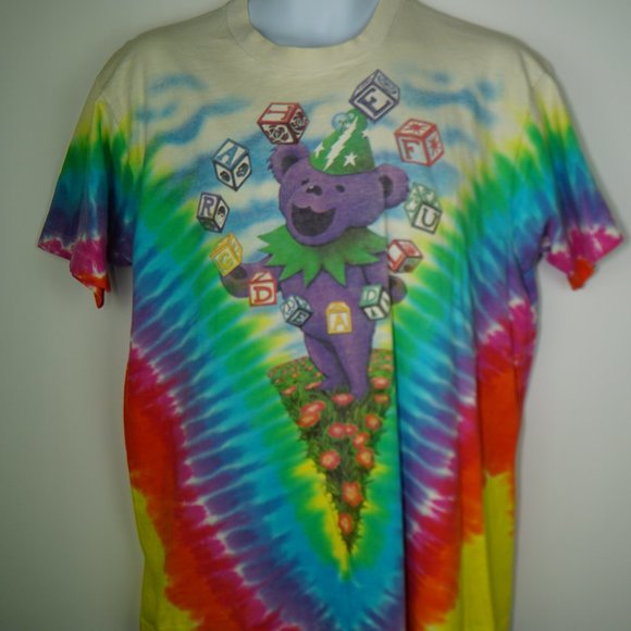 Vintage 1991 Grateful Dead Spring Tour Tie Dye - Picture 2 of 5